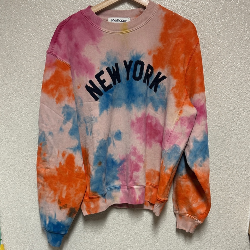 NWT Madhappy New York Tie Dye Sweatshirt - Rare - Size Small